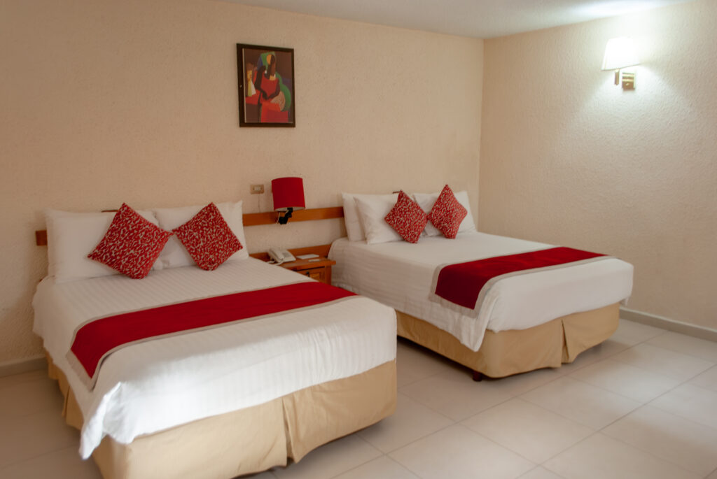 Habitacion para 5 personas, dos camas matrimoniales