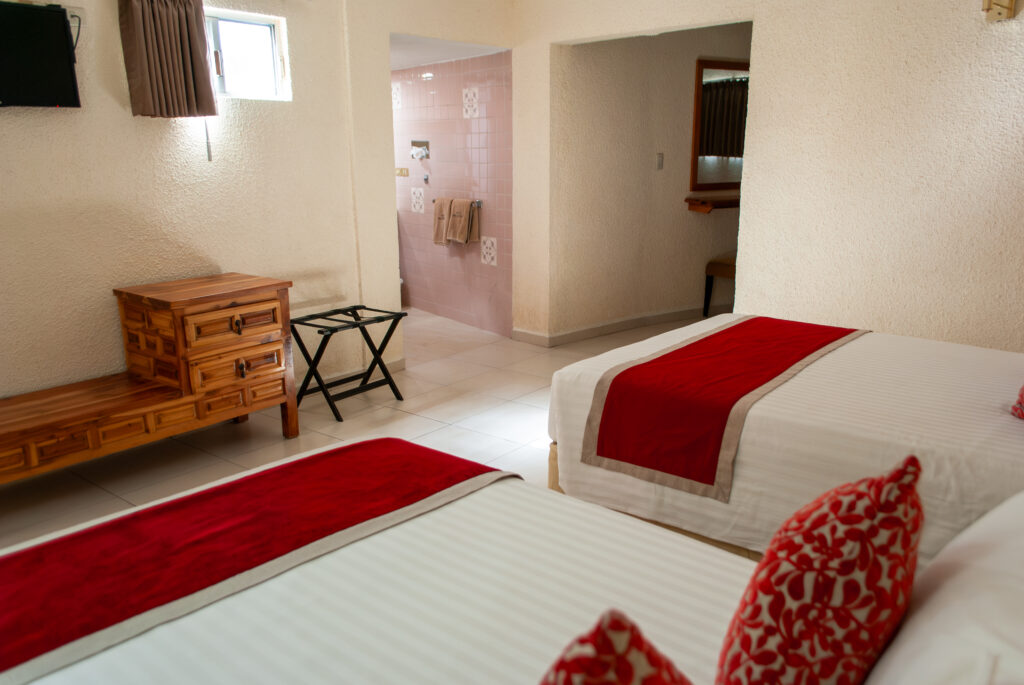 Habitacion para 5 personas, dos camas matrimoniales